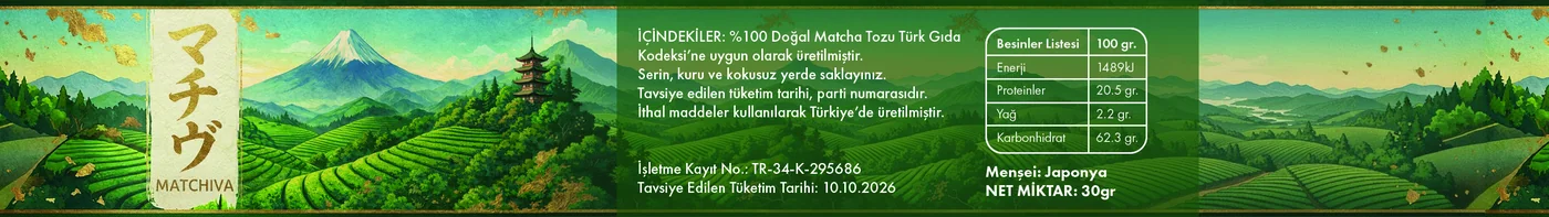 Ekstra 25g İçmelik Matcha